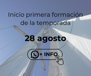 28 de agosto inicio de las primeras clases de patrón de embarcaciones de recreo de la temporada 2023-24